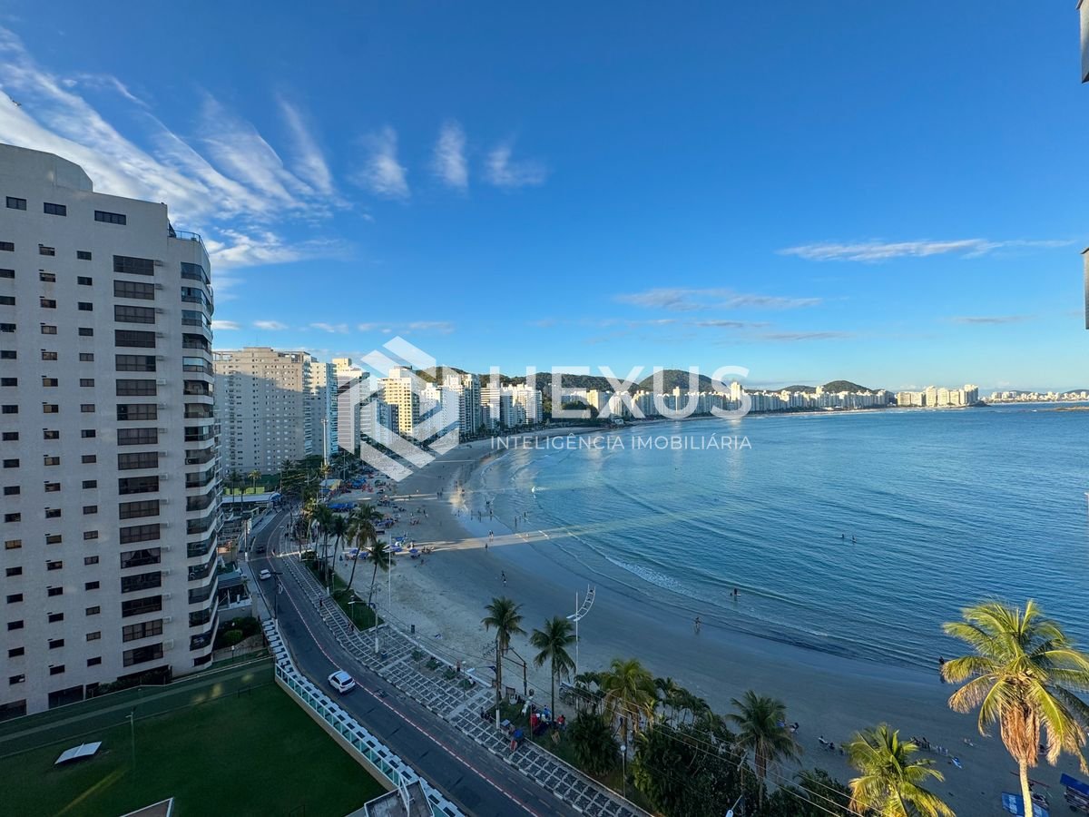 Foto 3 de Apartamento frente mar com varanda gourmet vista mar e lazer completo na Praia das Asturias, Guaruja