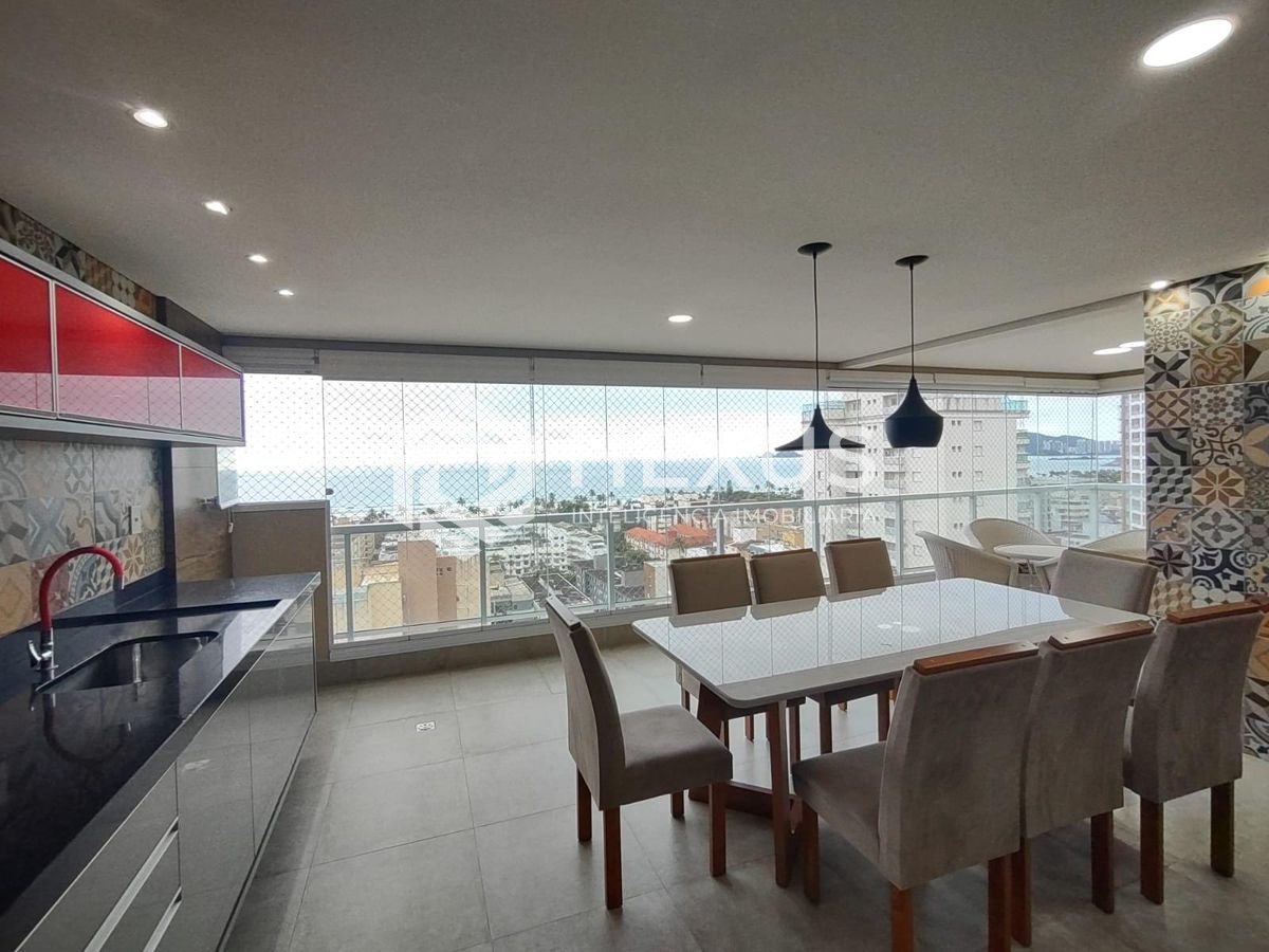 Foto 2 de Apartamento com varanda gourmet e vista mar na Praia da Enseada, Guaruja