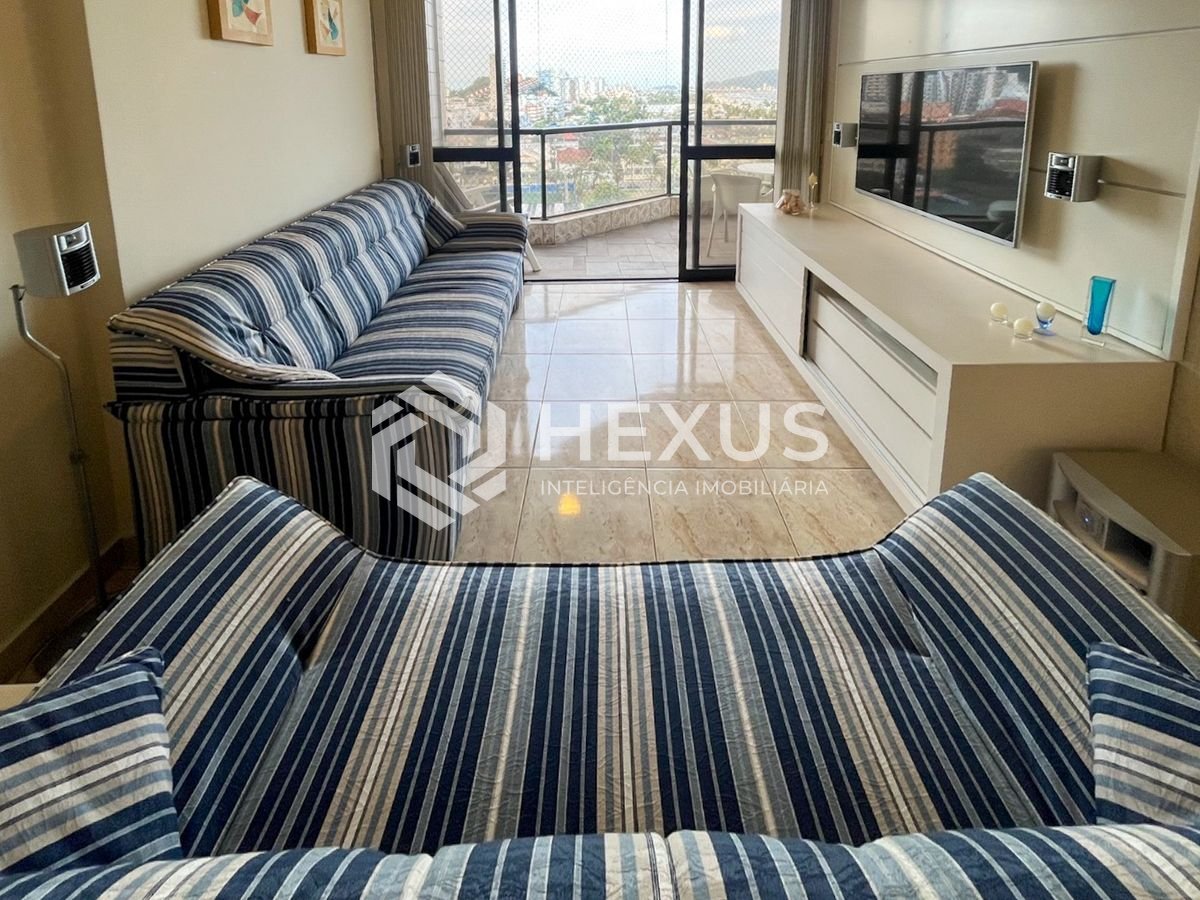 Foto 5 de Apartamento  com varanda, vista mar e lazer completo na beira mar da Praia da Enseada, Guaruja