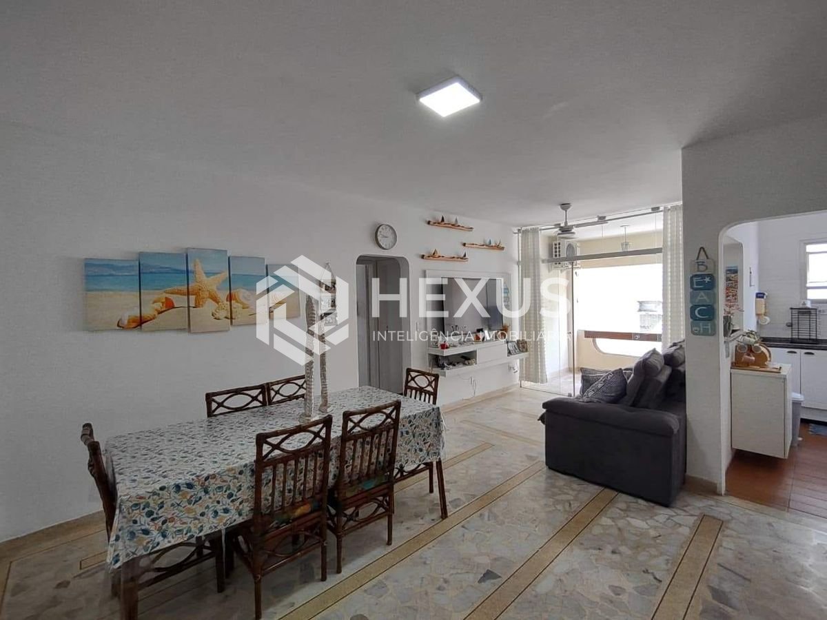 Foto 5 de Apartamento com varanda e lazer na Praia da Enseada, Guaruja