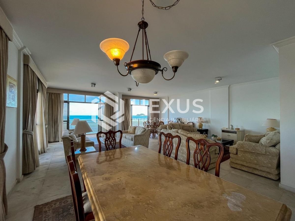Foto 5 de Apartamento frente mar com varanda vista mar nas Pitangueiras, Guarujá