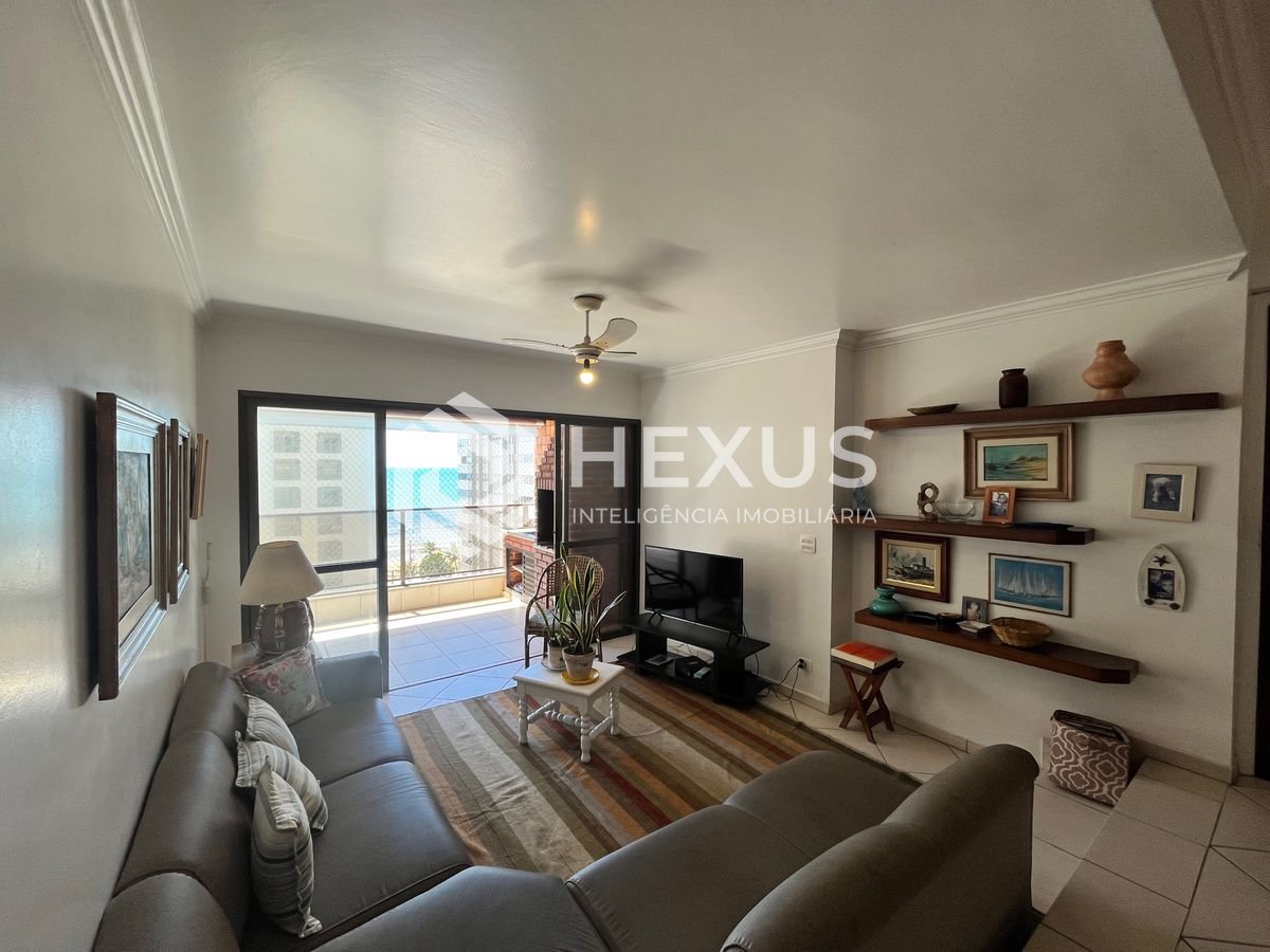 Foto 3 de Apartamento com varanda gourmet vista mar e lazer nas Pitangueiras, Guarujá