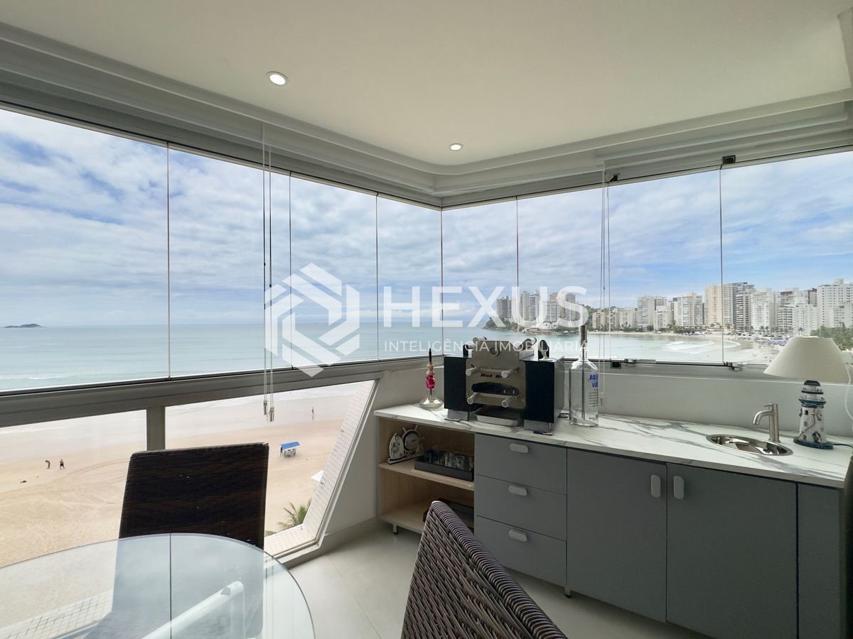 Foto 5 de Apartamento Frente mar na Praia das Astúrias com varanda e lazer, Guarujá