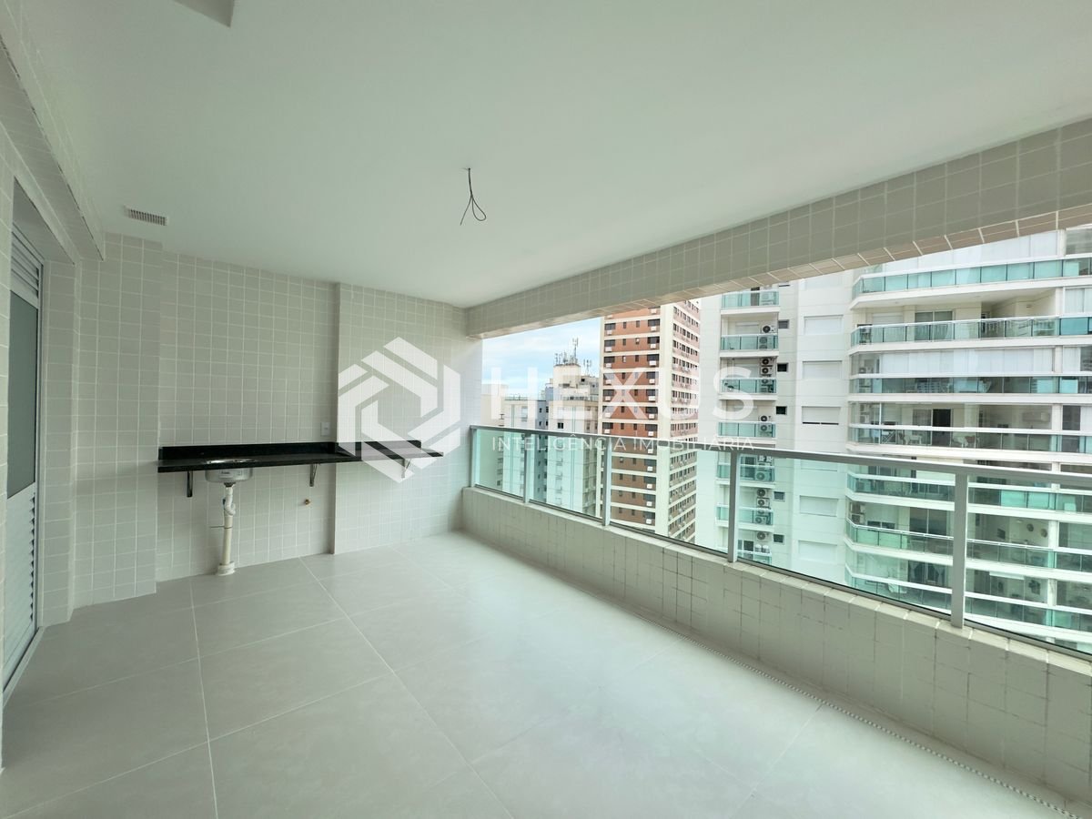 Foto 5 de Apartamento com varanda gourmet, vista mar e lazer completo em prédio novo a uma quadra da Praia das Asturias, Guaruja