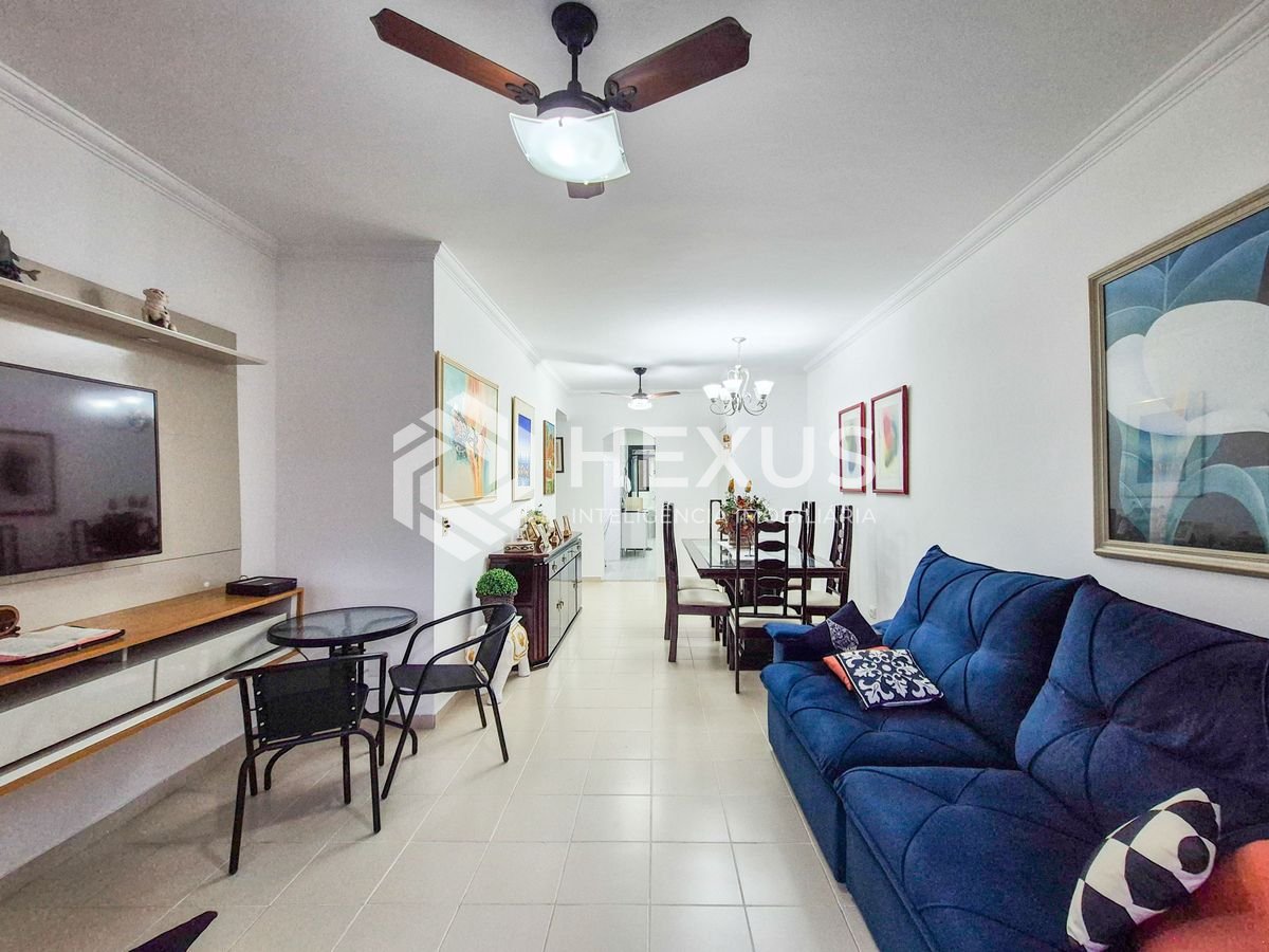 Foto 2 de Apartamento com varanda e lazer na Praia das Pitangueiras, Guaruja