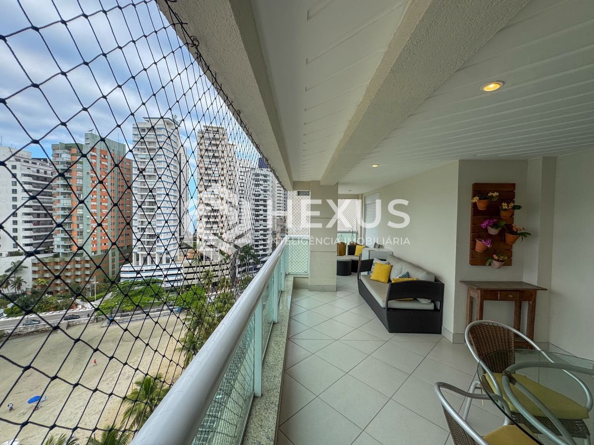 Foto 4 de Apartamento frente mar com varanda gourmet e lazer na Praia das Asturias, Guaruja
