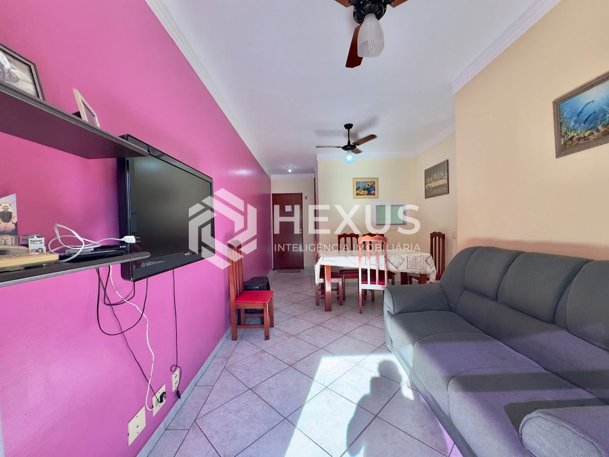 Foto 3 de Apartamento com varanda e lazer na Praia da Enseada, Guaruja