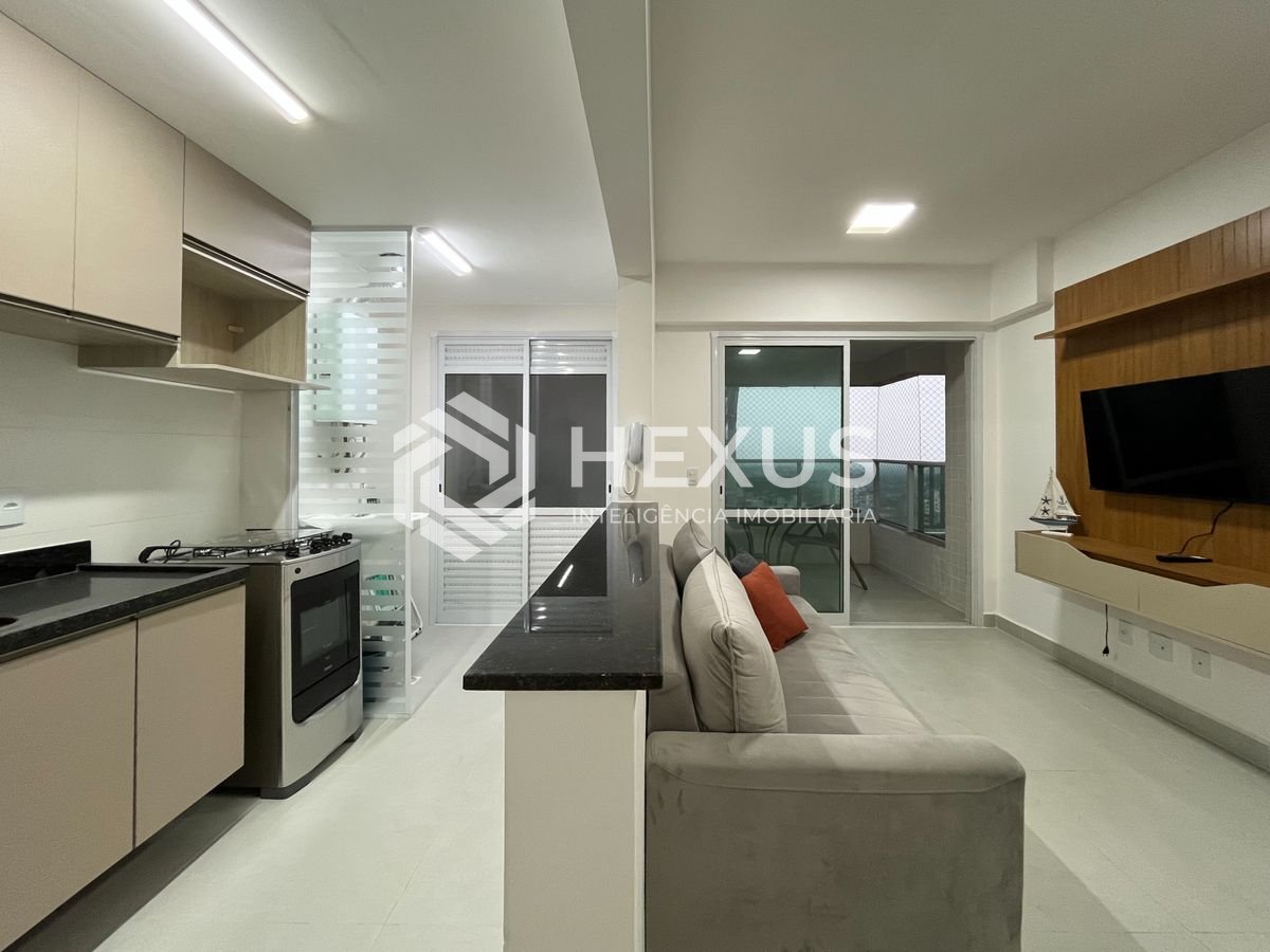 Foto 3 de Apartamento varanda gourmet, lazer e 2 vagas à venda, Vila Alzira, Guarujá, SP