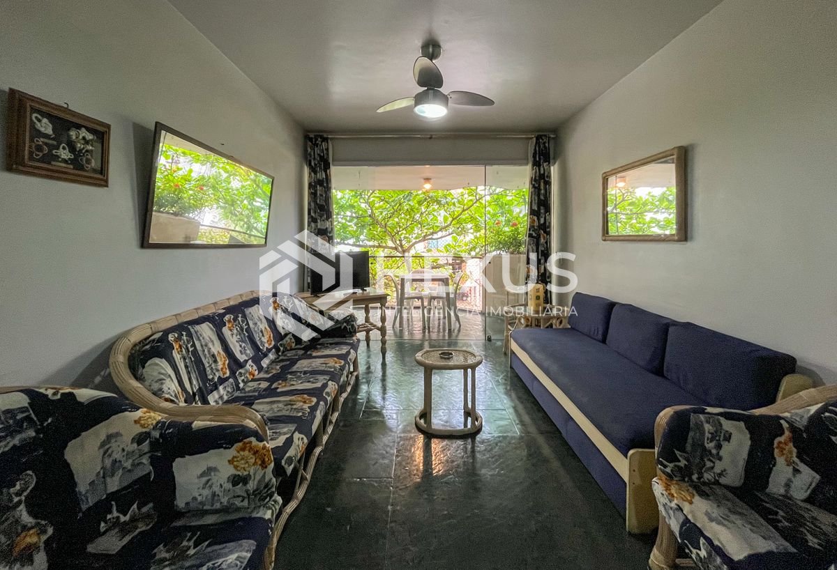Foto 3 de Apartamento com varanda e lazer na região do Aquário na Praia da Enseada, Guaruja