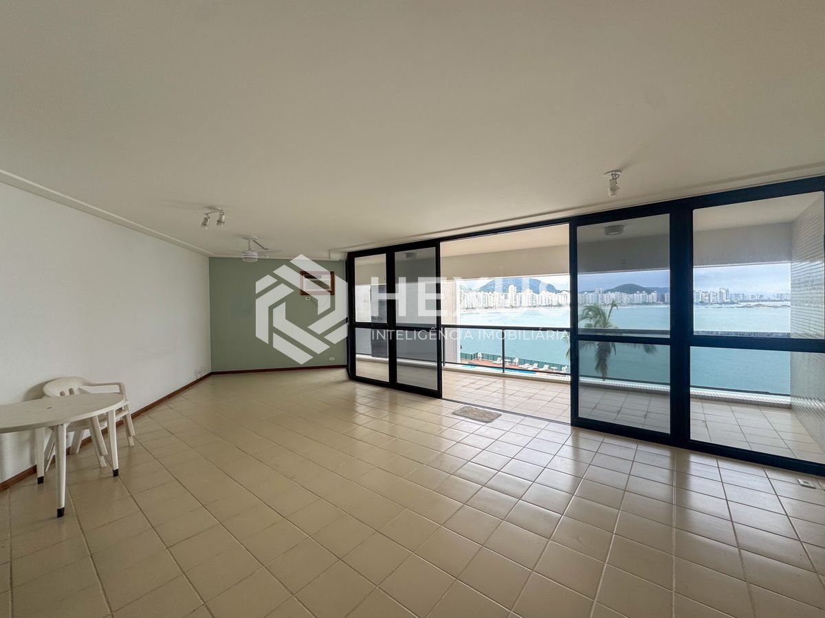 Foto 4 de Apartamento Frente mar com varanda e lazer na Praia das Astúrias, Guarujá