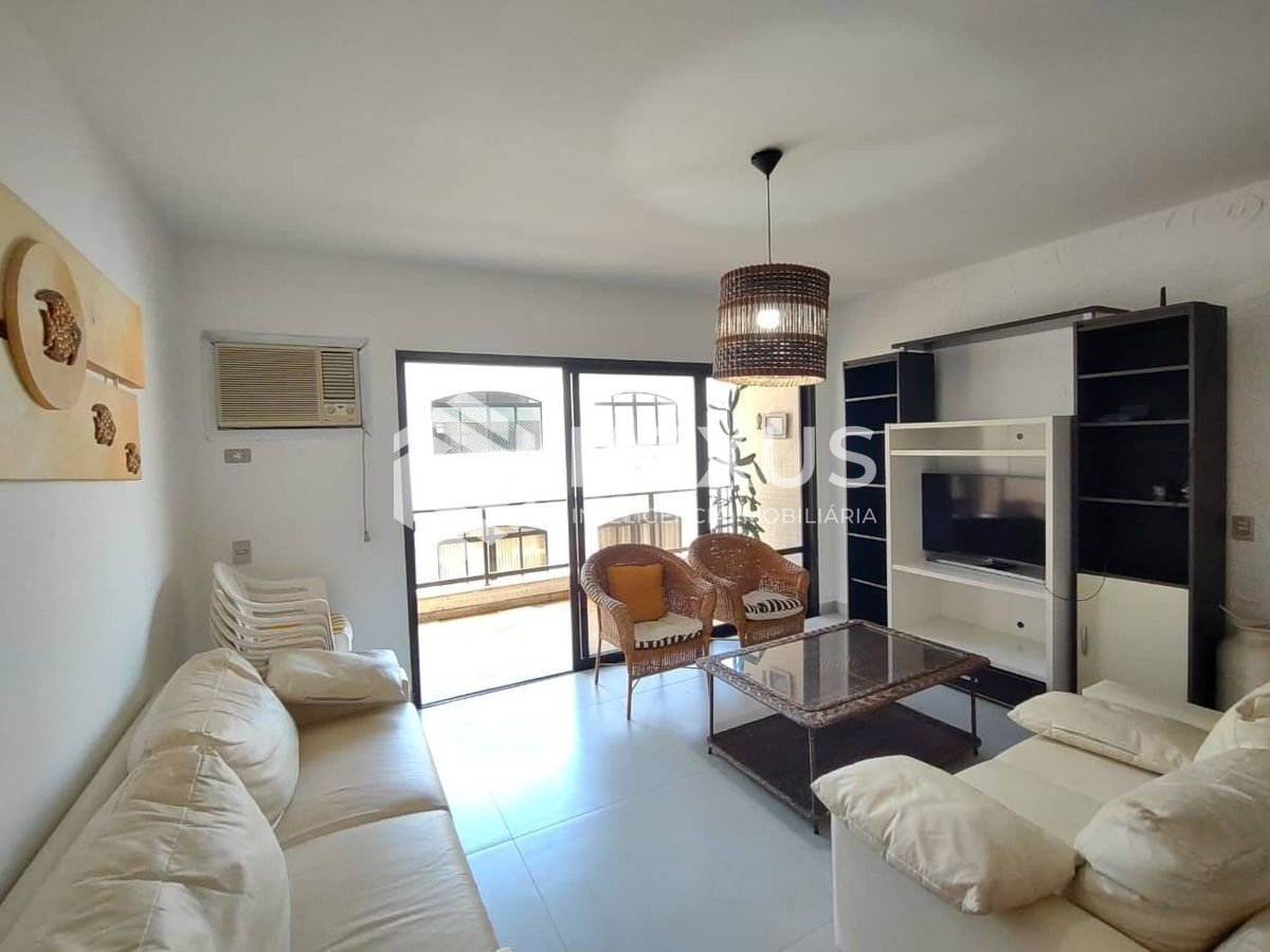 Foto 4 de Apartamento com varanda e lazer na Praia da Enseada, Guaruja