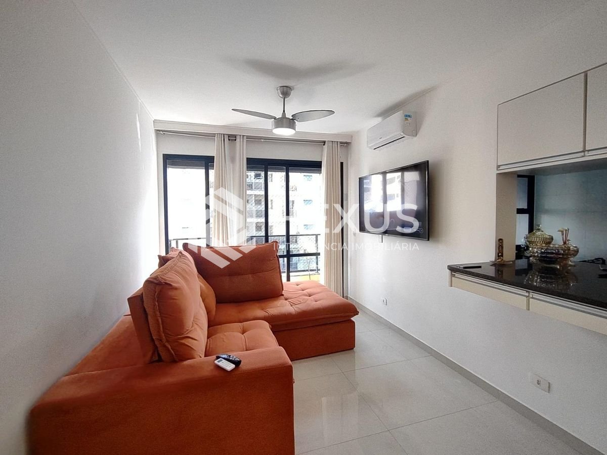 Foto 4 de Apartamento com varanda e lazer na Praia da Enseada, Guaruja