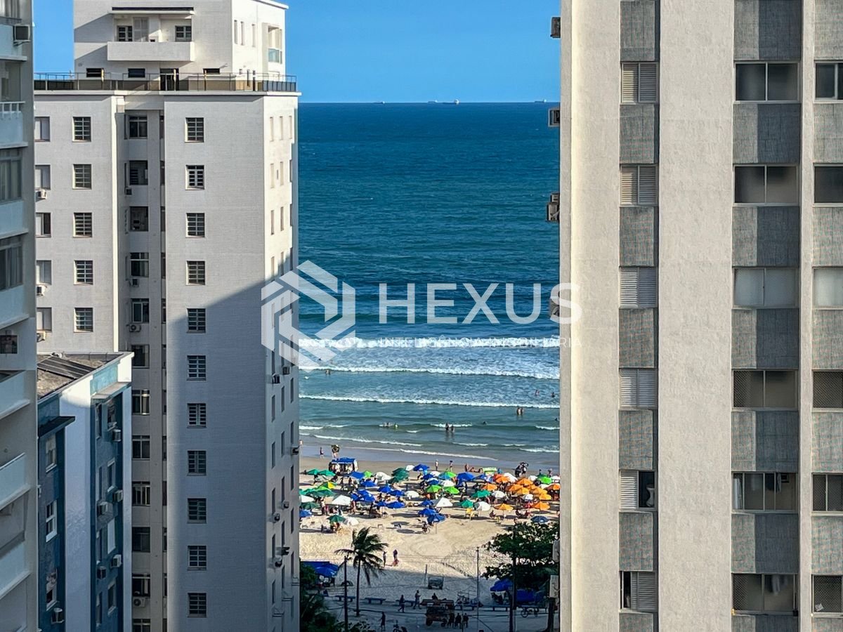 Foto 2 de Apartamento varanda gourmet vista mar e lazer em prédio novo na Praia das Pitangueiras, Guaruja