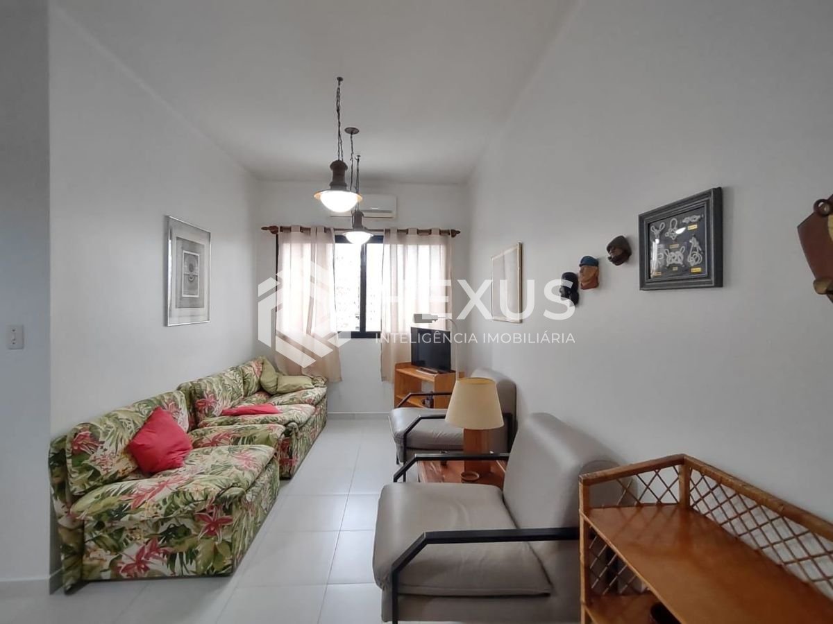 Foto 3 de Apartamento com varanda e lazer na Praia da Enseada, Guaruja