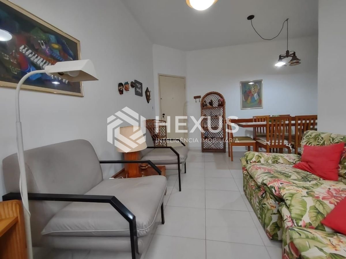 Foto 5 de Apartamento com varanda e lazer na Praia da Enseada, Guaruja