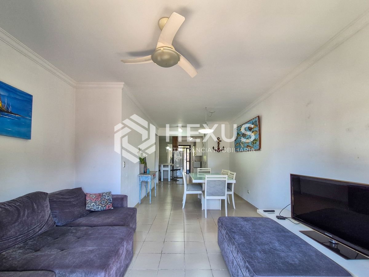 Foto 3 de Apartamento com varanda e lazer na Praia das Pitangueiras, Guaruja
