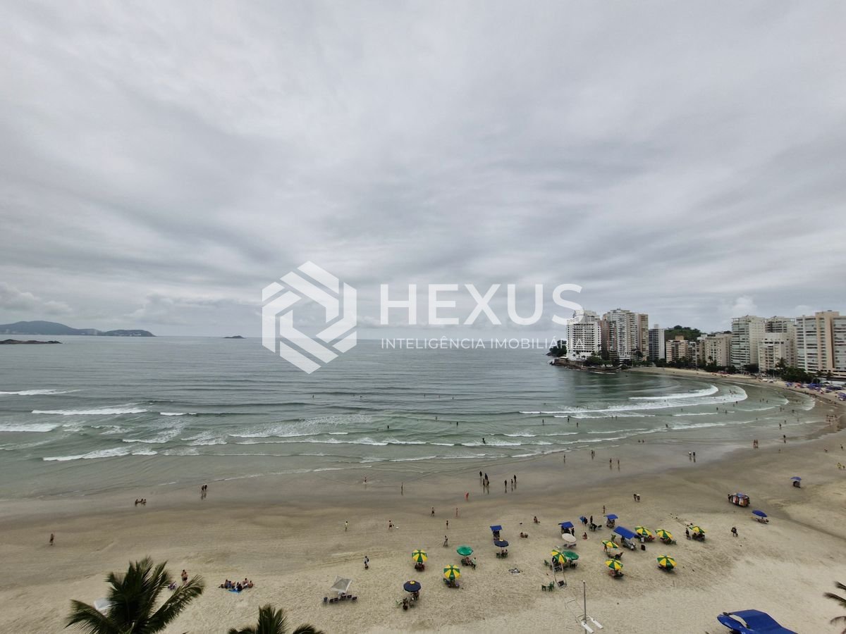 Foto 2 de Apartamento frente mar com varanda e vista mar na Praia das Asturias, Guaruja