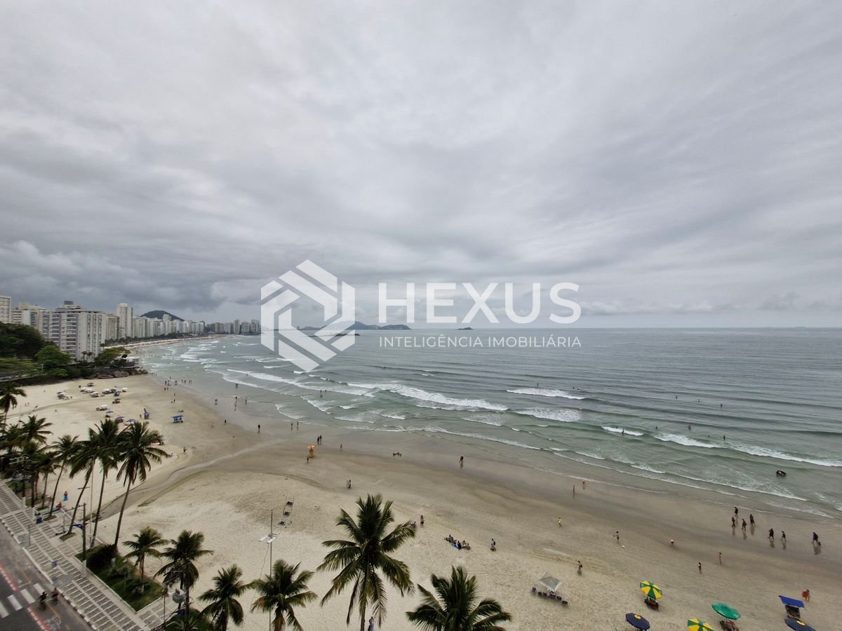 Foto 3 de Apartamento frente mar com varanda e vista mar na Praia das Asturias, Guaruja