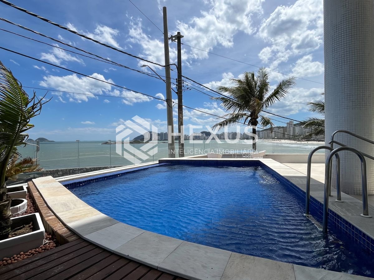 Foto 2 de Apartamento frente mar com vista oceânica na Praia das Pitangueiras, Guaruja