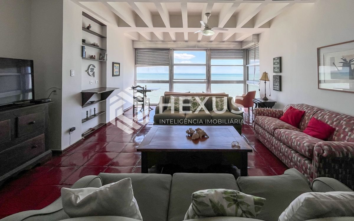 Foto 4 de Apartamento frente mar com vista oceânica na Praia das Pitangueiras, Guaruja