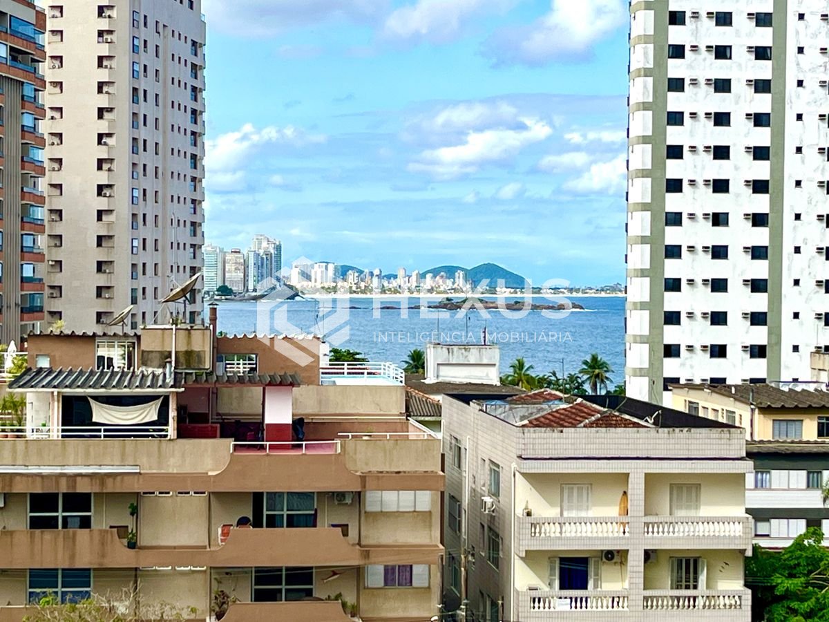 Foto 3 de Apartamento com varanda gourmet vista mar e lazer na beira mar da Praia do Tombo, Guarujá