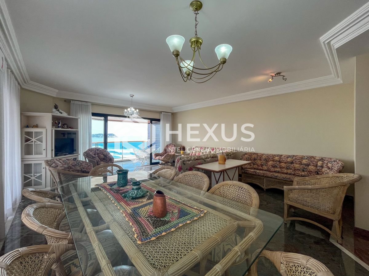 Foto 4 de Apartamento com varanda vista mar e lazer na beira mar da Praia da Enseada, Guaruja