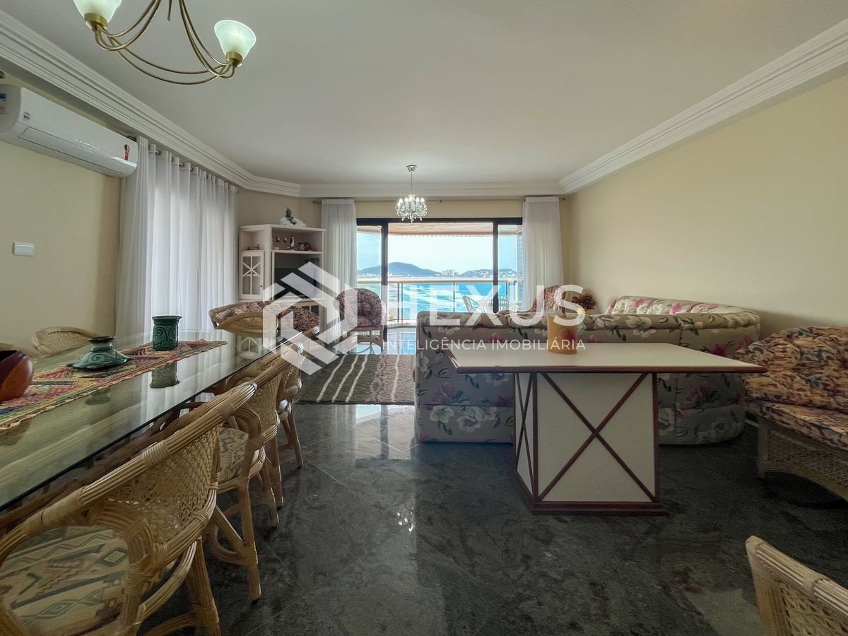Foto 5 de Apartamento com varanda vista mar e lazer na beira mar da Praia da Enseada, Guaruja
