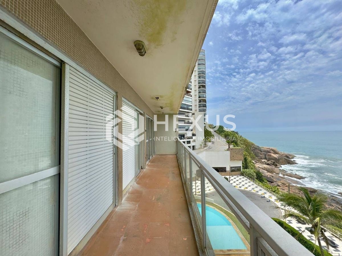 Foto 3 de Apartamento frente mar com varanda e lazer na Praia das Asturias, Guaruja