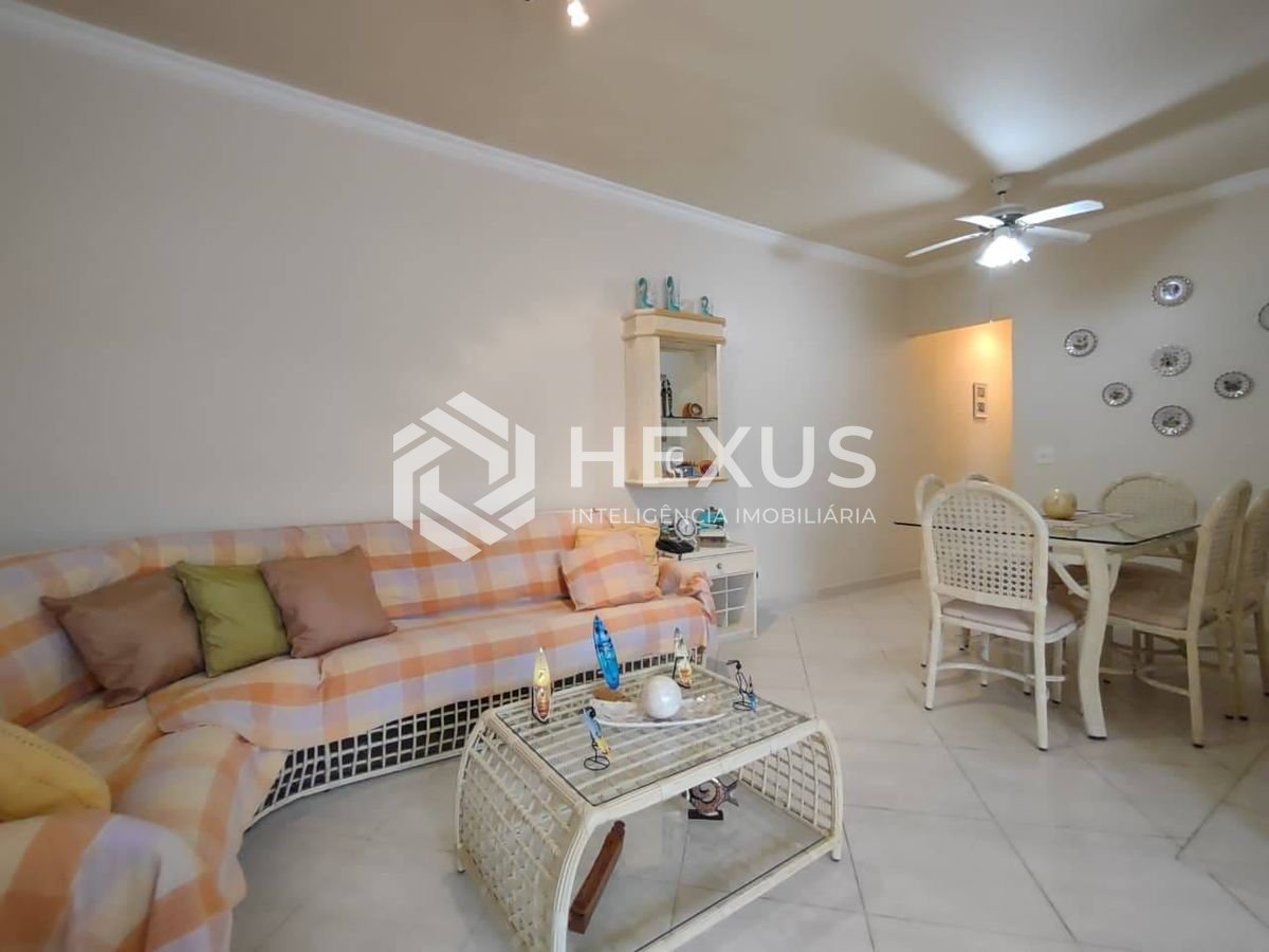 Foto 2 de Apartamento com varanda e lazer na Praia da Enseada, Guaruja