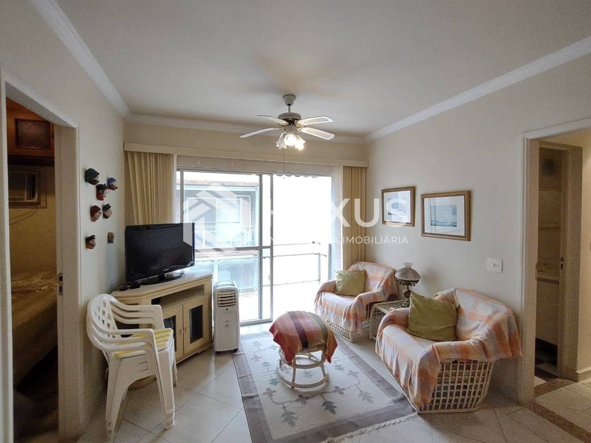 Foto 4 de Apartamento com varanda e lazer na Praia da Enseada, Guaruja