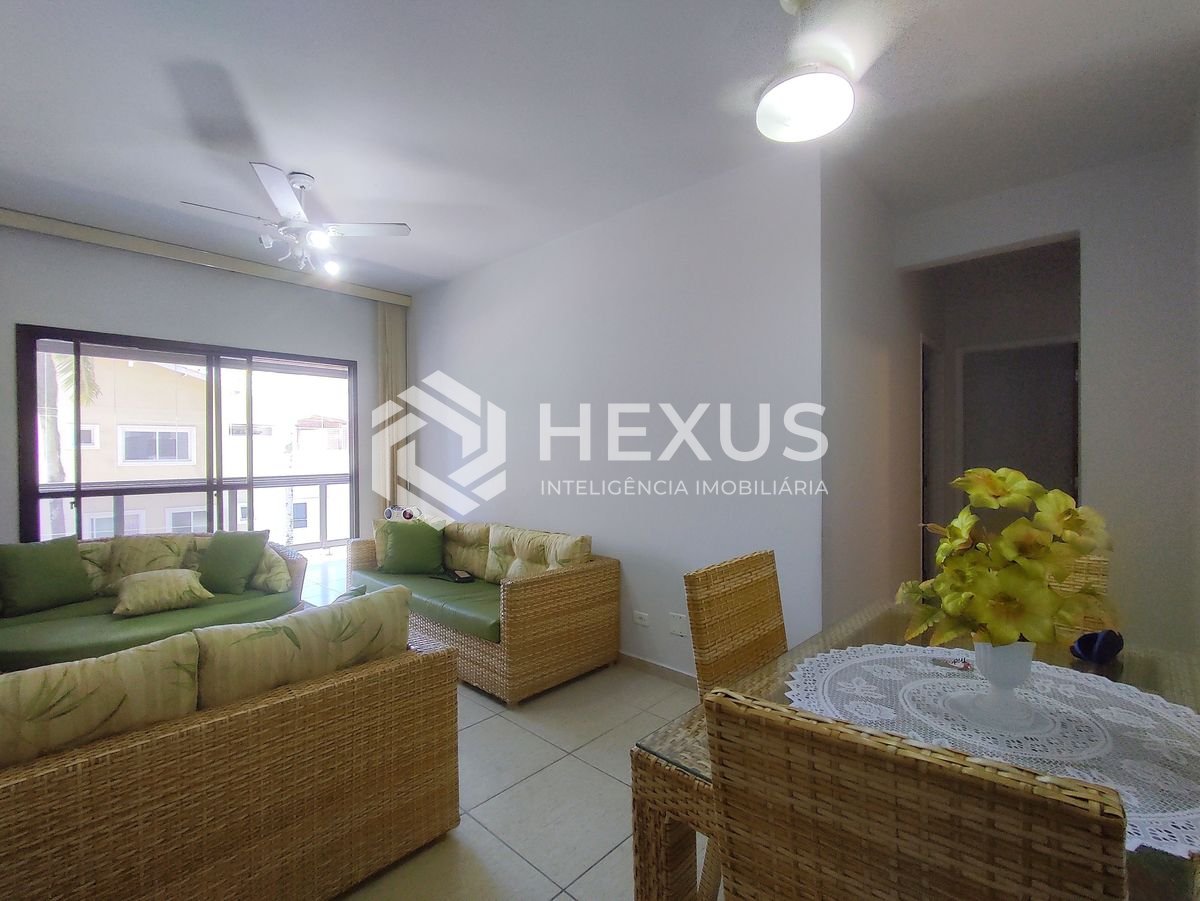 Foto 2 de Apartamento mobiliado com varanda a venda na praia das Asturias, Guaruja