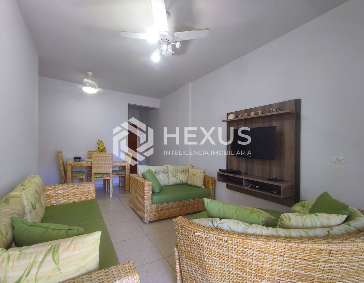 Foto 3 de Apartamento mobiliado com varanda a venda na praia das Asturias, Guaruja