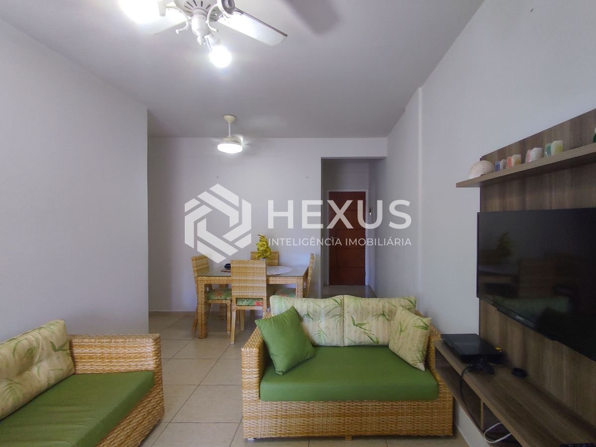 Foto 4 de Apartamento mobiliado com varanda a venda na praia das Asturias, Guaruja