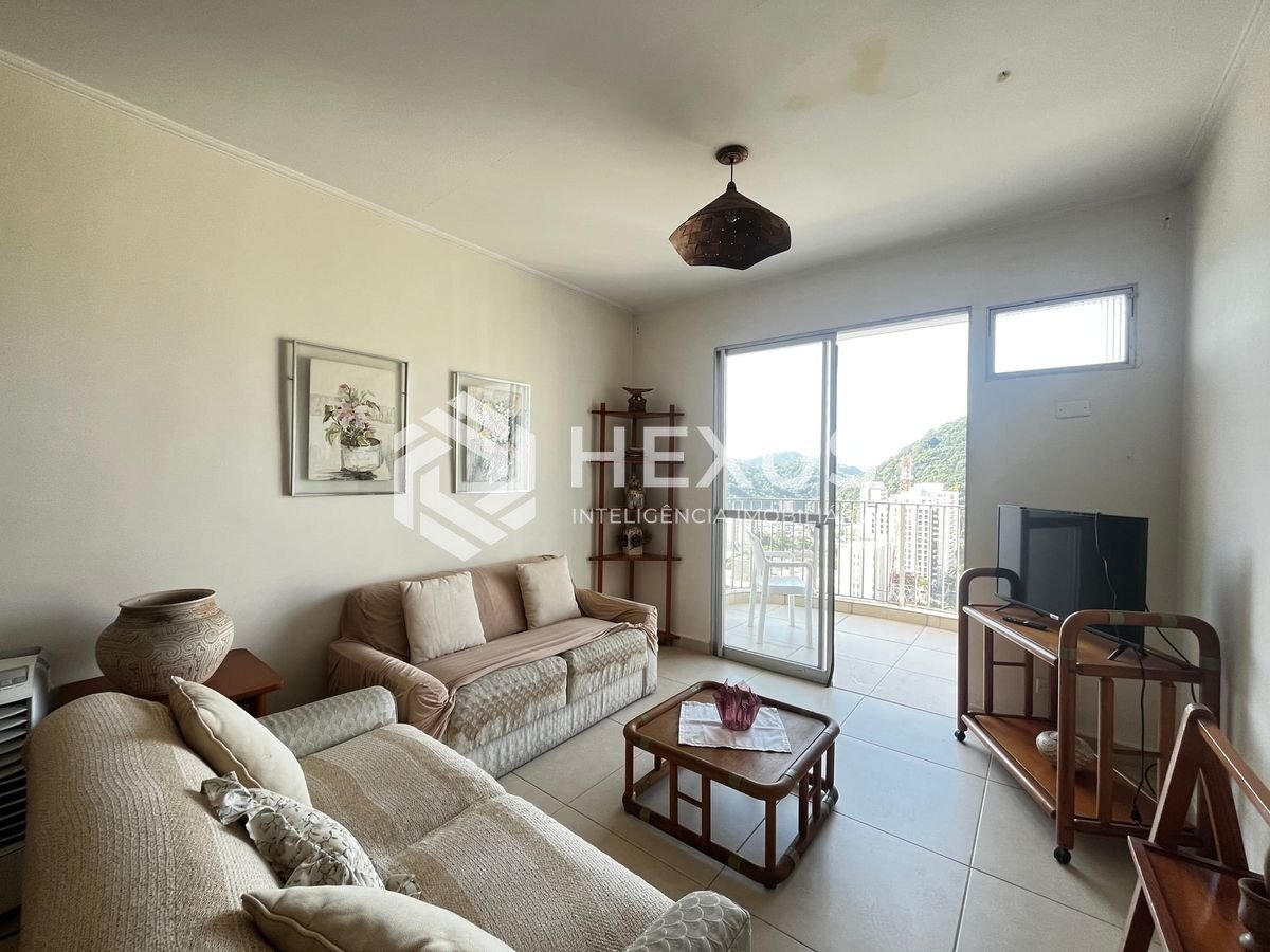Foto 2 de Apartamento com varanda vista mar na Praia das Pitangueiras, Guaruja