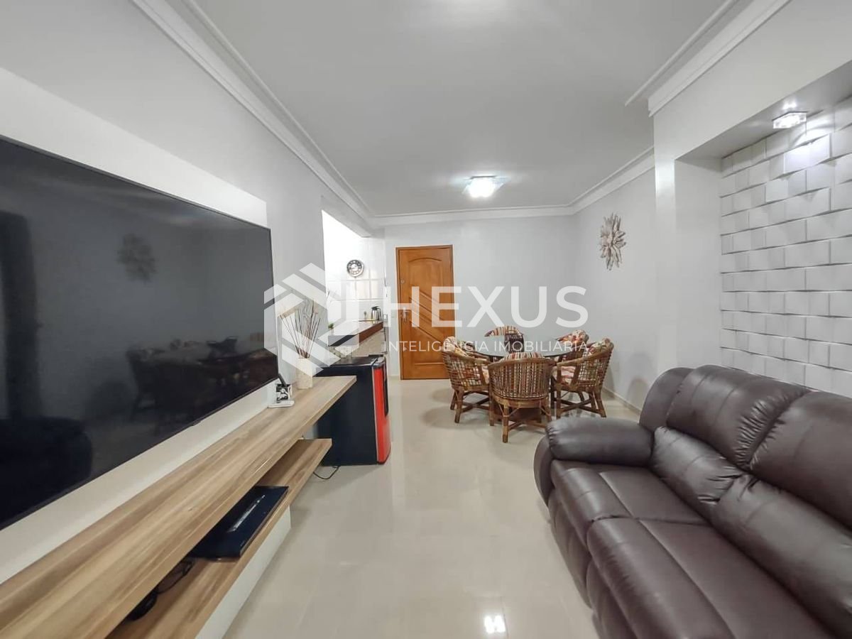 Foto 4 de Apartamento com varanda gourmet vista mar e lazer na Praia da Enseada, Guaruja
