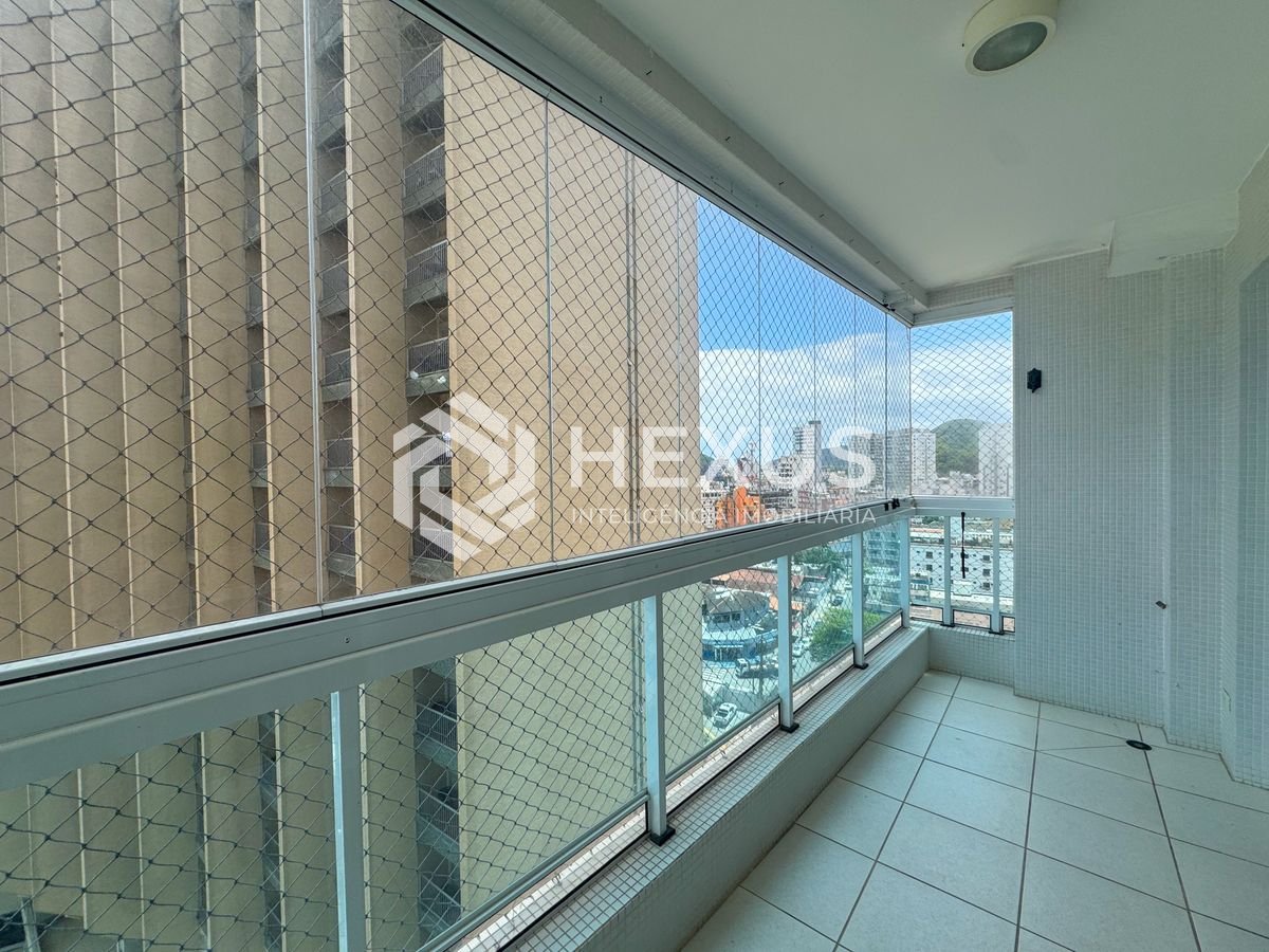Foto 3 de Apartamento com varanda vista mar e lazer na beira mar da Praia das Asturias, Guaruja