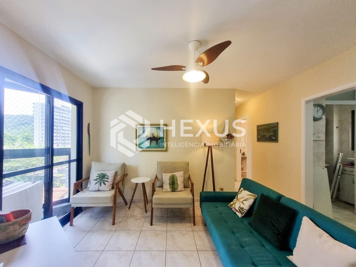 Foto 5 de Apartamento com varanda e lazer na Praia do Tombo, Guaruja