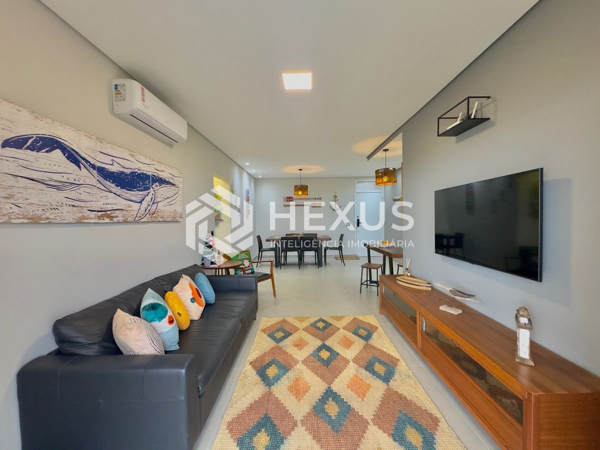 Foto 4 de Apartamento com varanda vista mar e lazer na Praia do Tombo, Guaruja