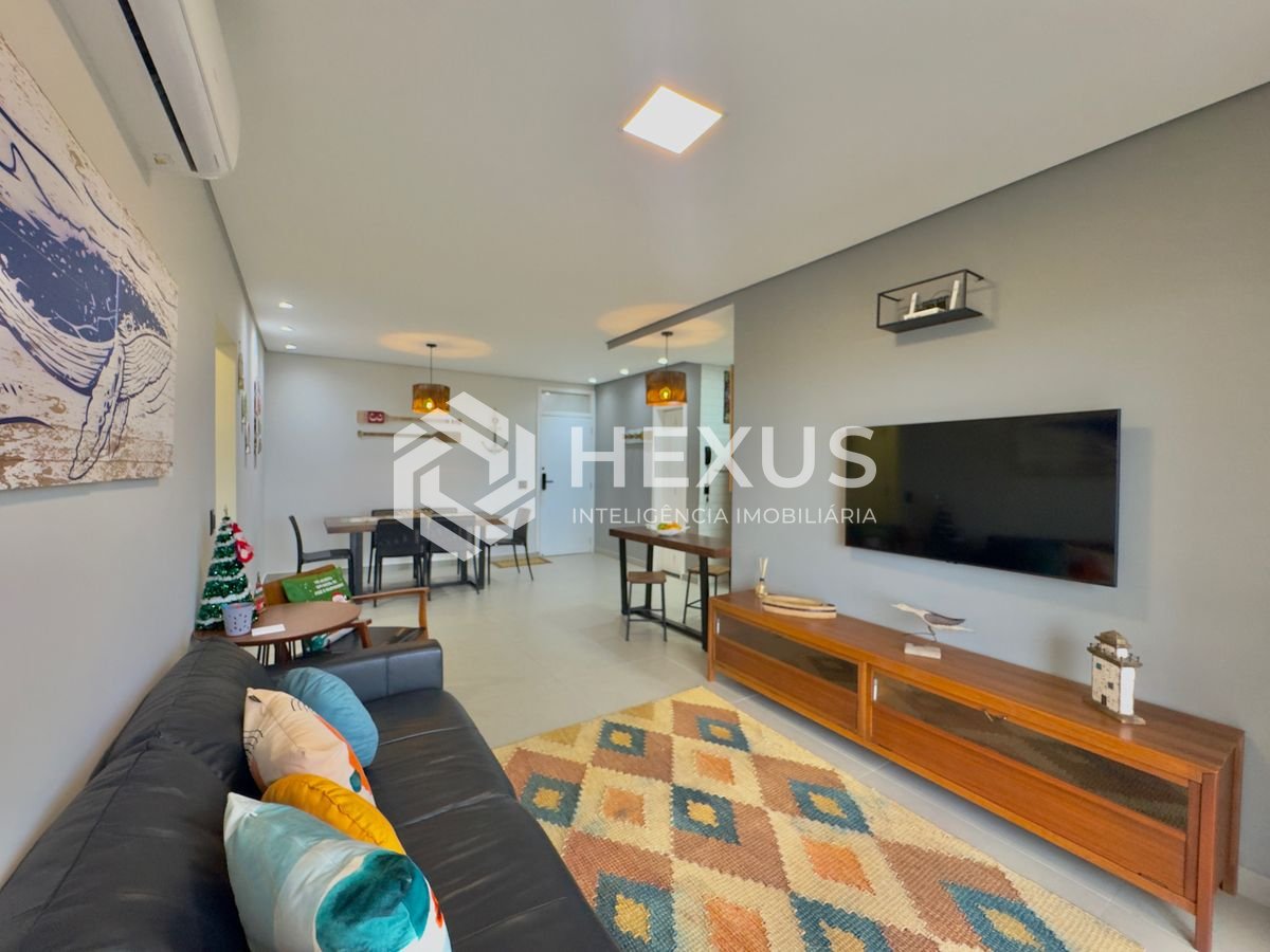 Foto 5 de Apartamento com varanda vista mar e lazer na Praia do Tombo, Guaruja