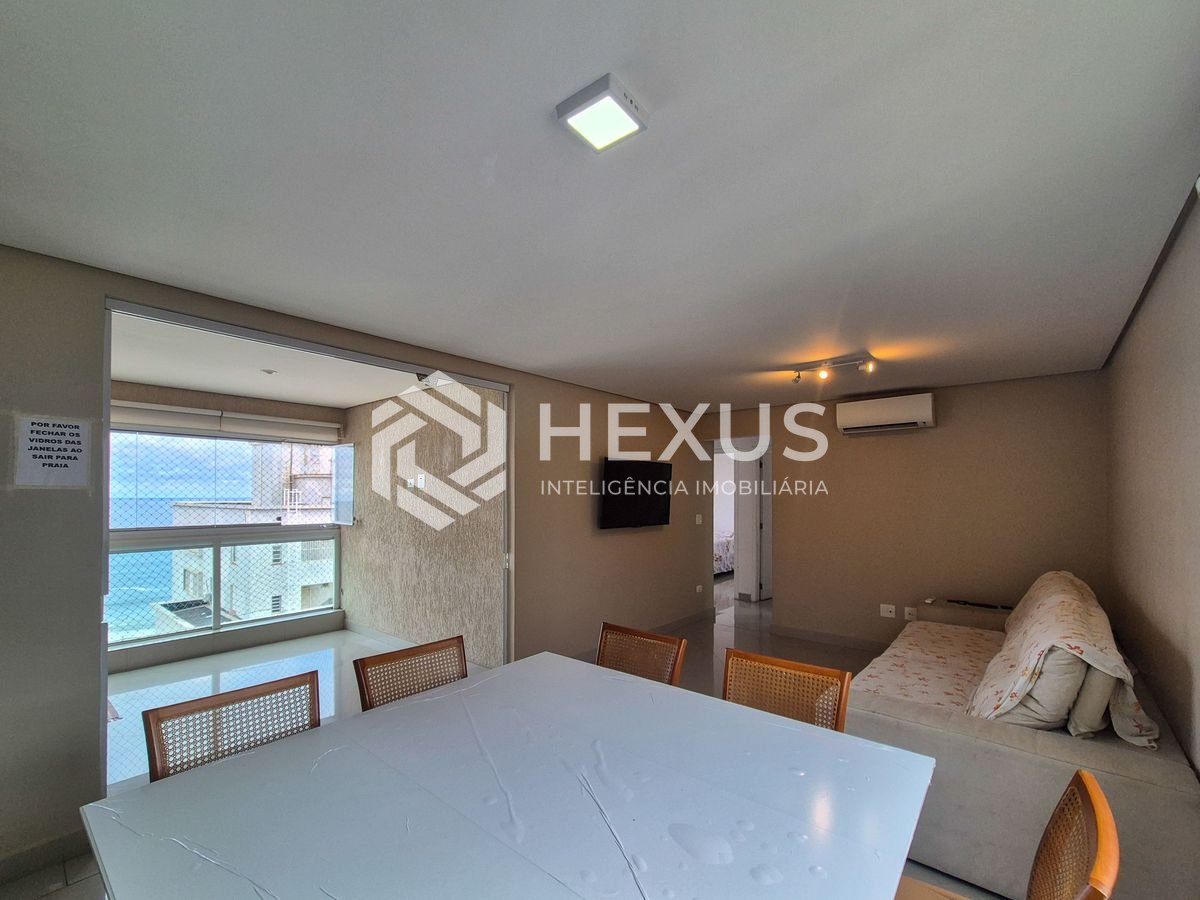 Foto 3 de Apartamento com varanda gourmet vista mar e lazer na beira mar da Praia das Pitangueiras, Guaruja