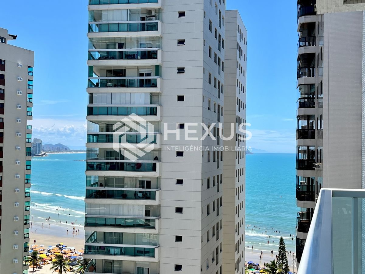 Foto 2 de Apartamento com varanda vista mar e lazer na beira mar da Praia das Asturias, Guaruja