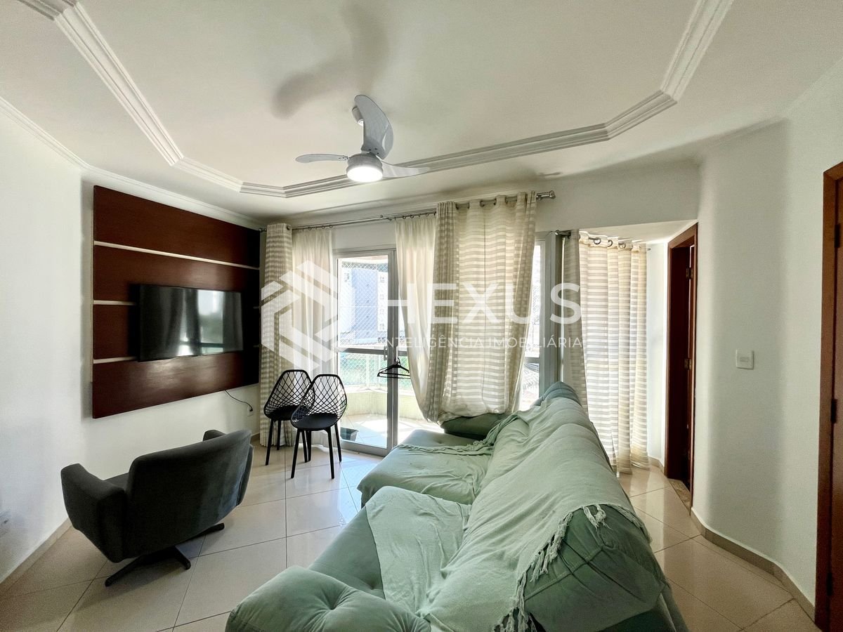 Foto 3 de Apartamento com varanda e lazer na Praia das Asturias, Guaruja