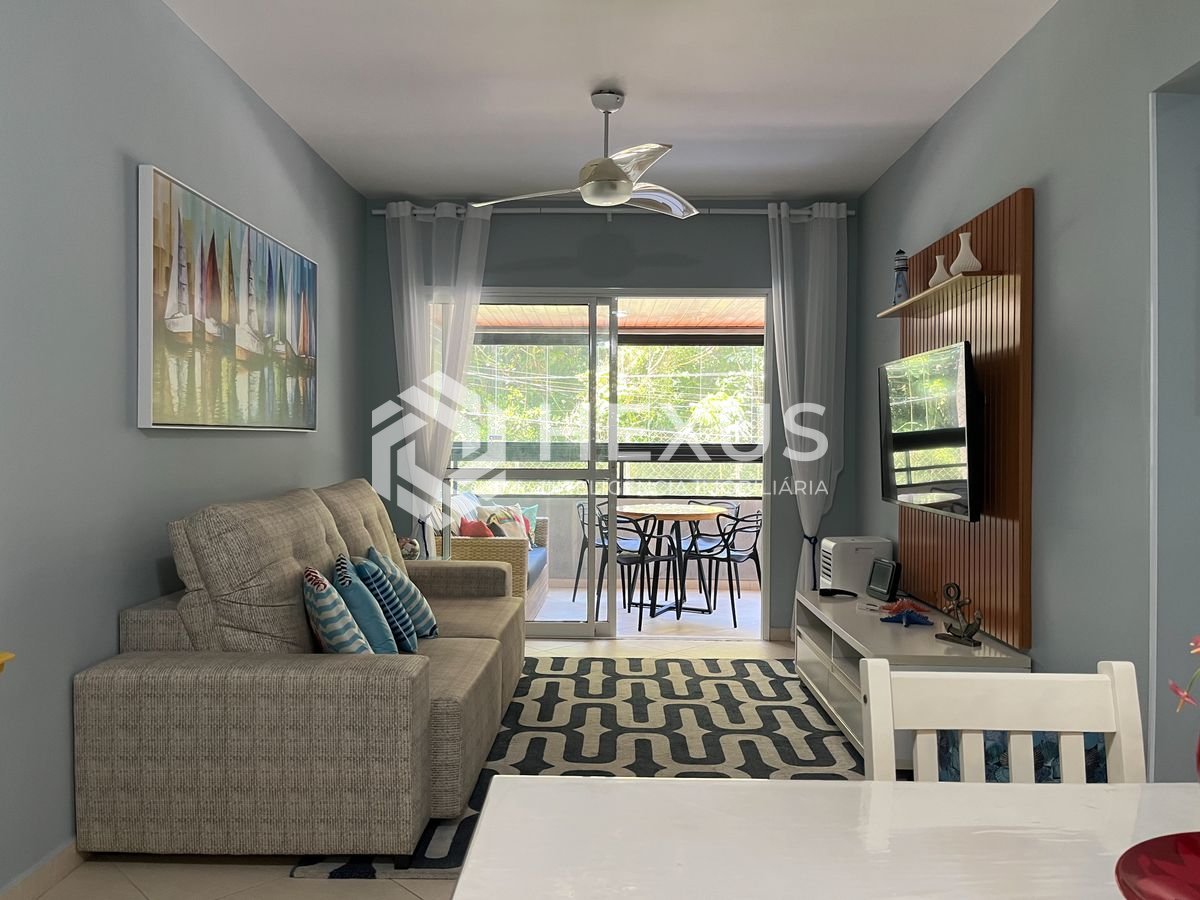 Foto 2 de Apartamento com varanda e lazer na Praia das Pitangueiras, Guaruja