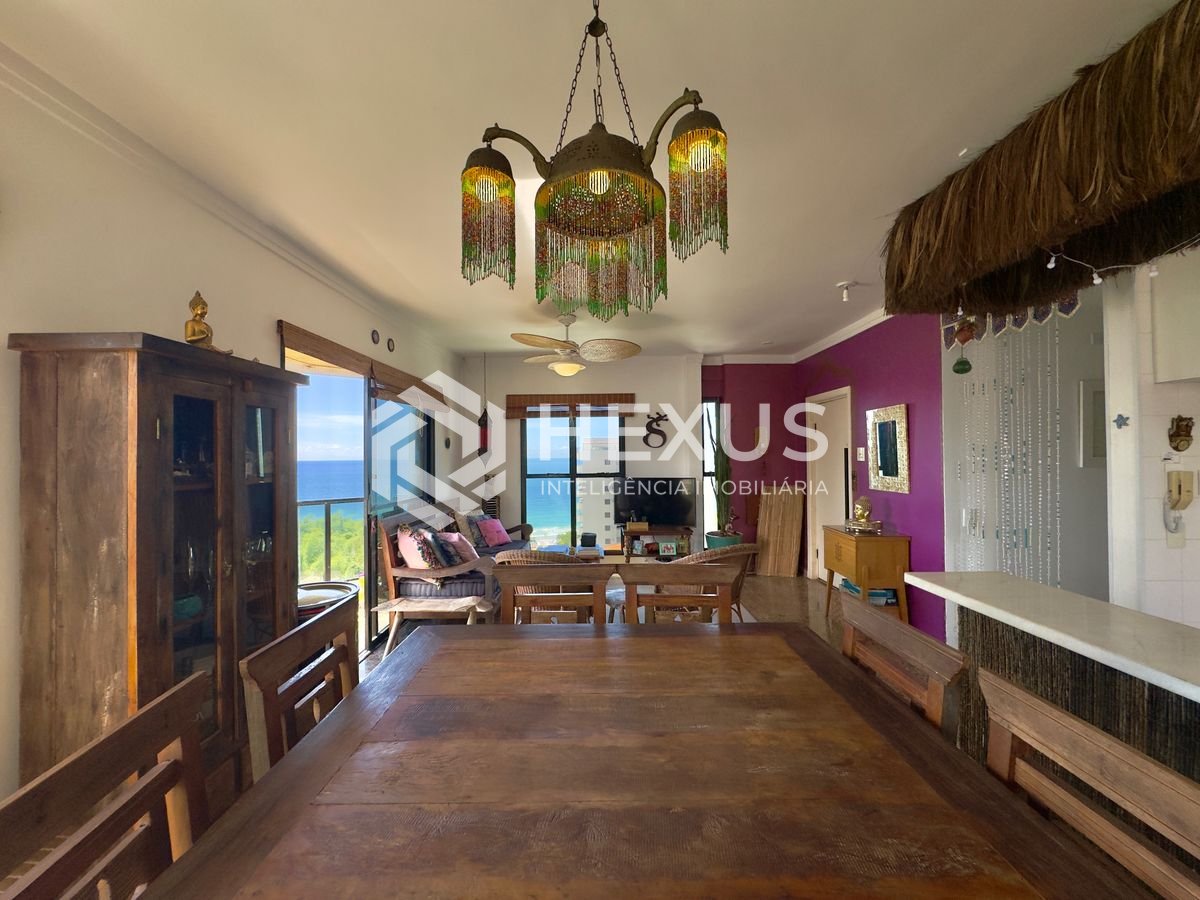 Foto 4 de Apartamento com varanda vista mar na beira mar da Praia do Tombo, Guaruja