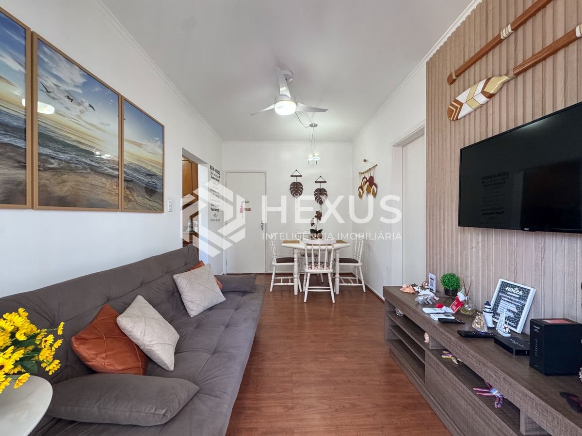 Foto 5 de Apartamento com varanda e vista mar na Praia das Pitangueiras, Guaruja