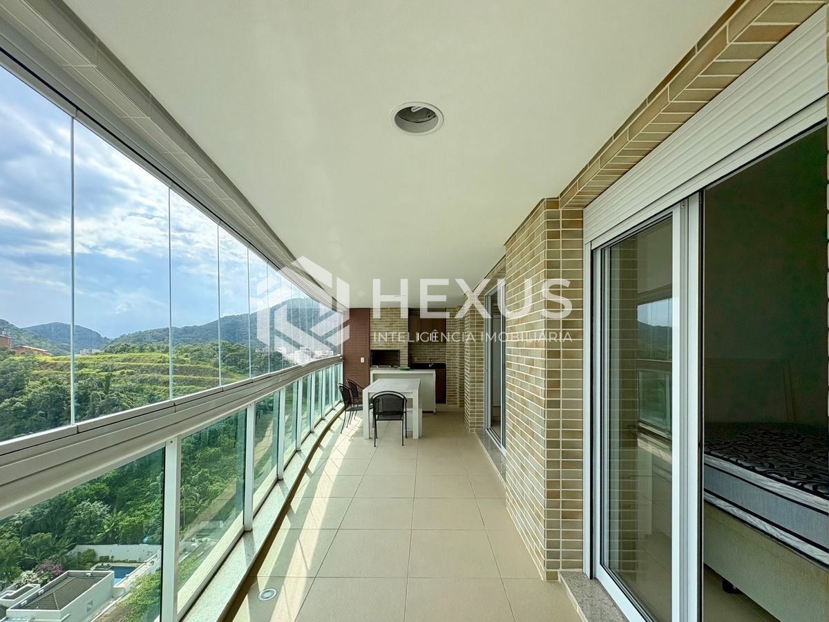 Foto 2 de Apartamento com varanda gourmet vista mar e lazer na Praia da Enseada, Guaruja