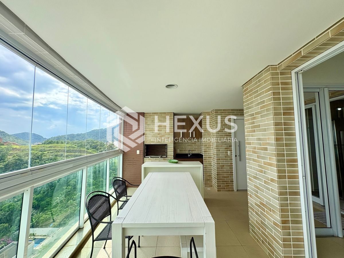 Foto 3 de Apartamento com varanda gourmet vista mar e lazer na Praia da Enseada, Guaruja