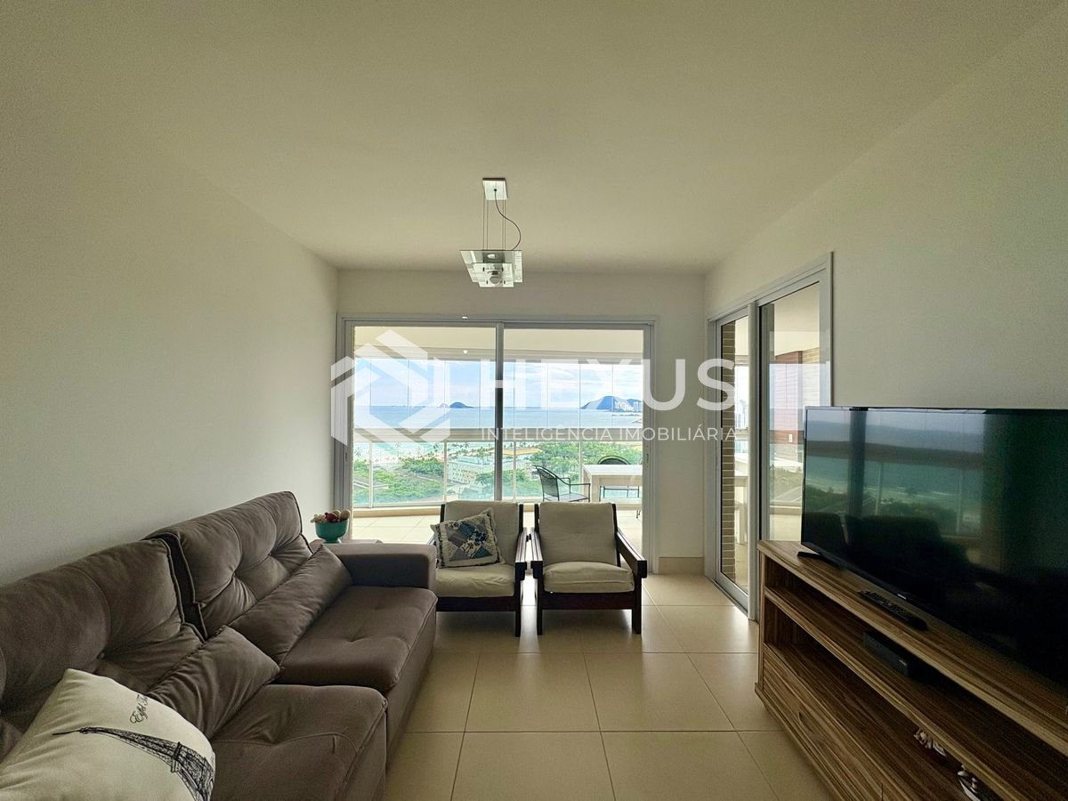 Foto 4 de Apartamento com varanda gourmet vista mar e lazer na Praia da Enseada, Guaruja