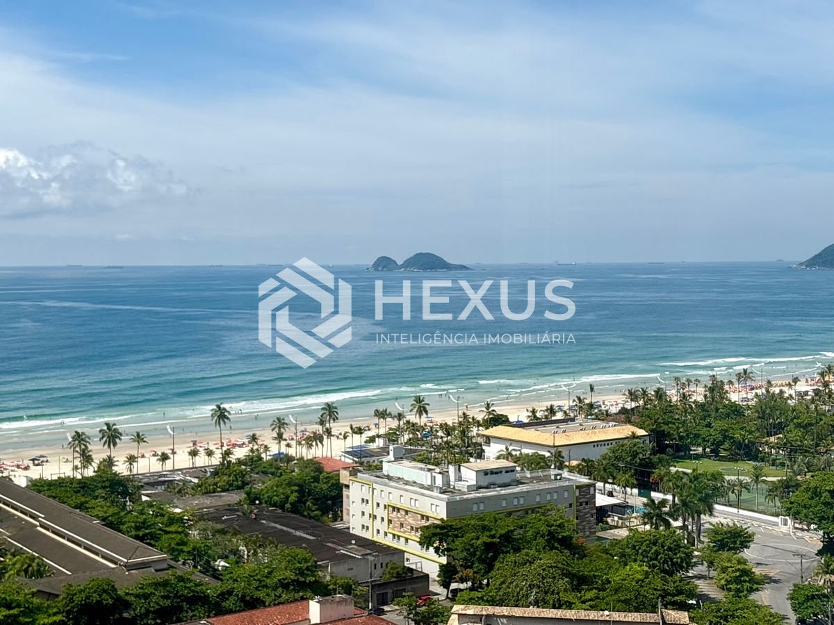 Foto 2 de Apartamento com varanda gourmet e lazer beira mar da Praia da Enseada, Guaruja