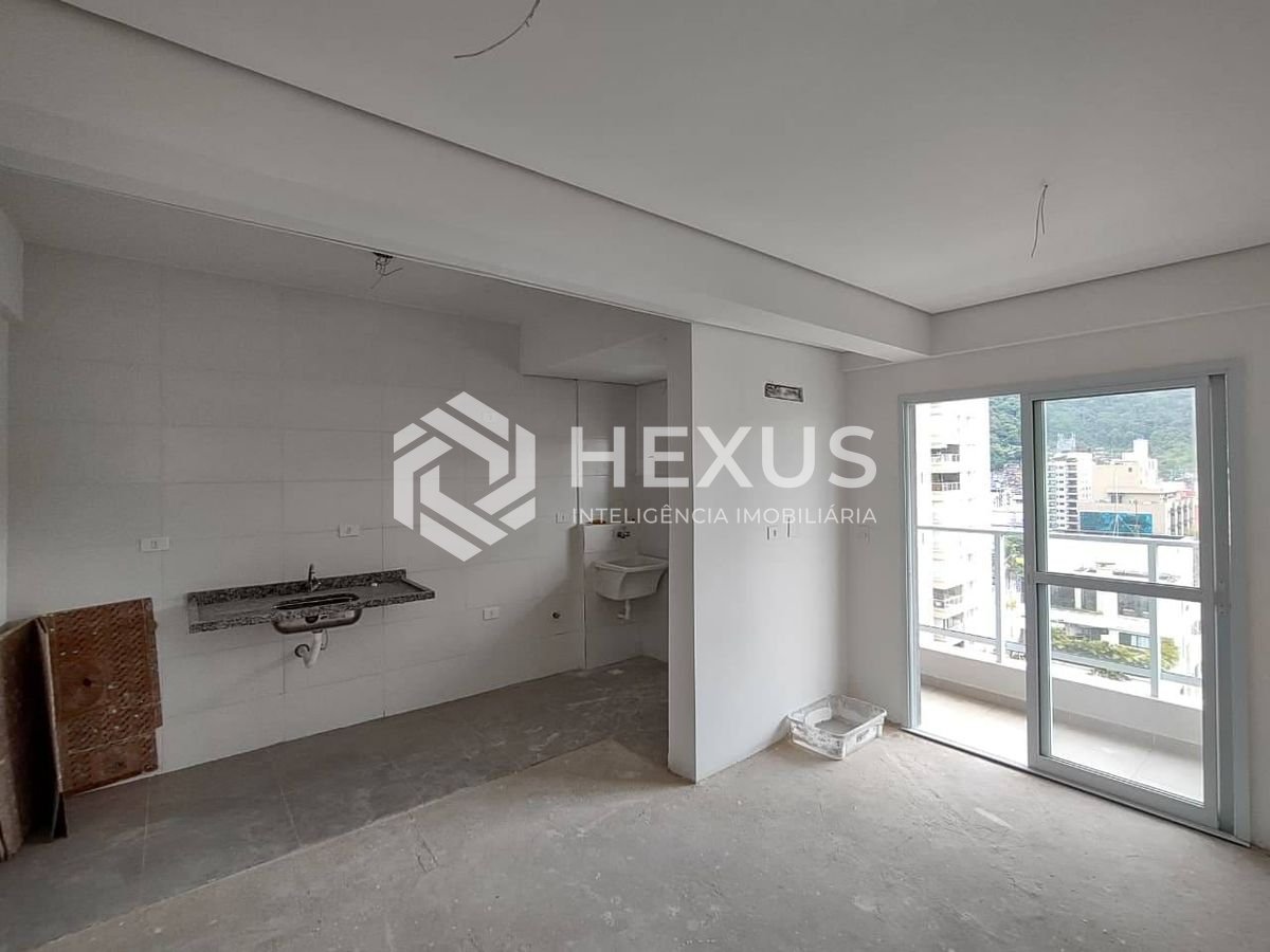 Foto 5 de Apartamento com varanda e lazer na Praia da Enseda, Guaruja